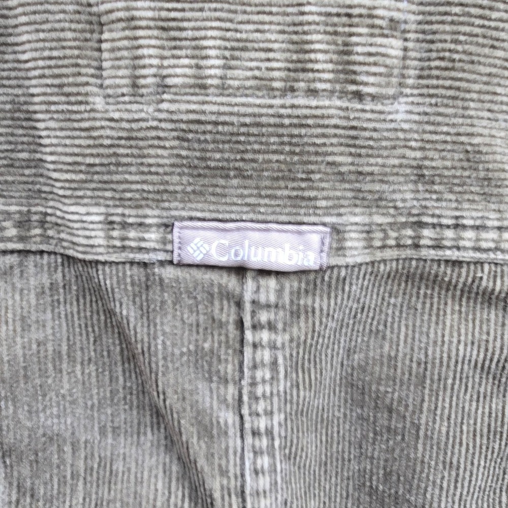 Columbia Blues Olive Green Corduroy Trucker Jacket Large Womens - Picture 5 of 9